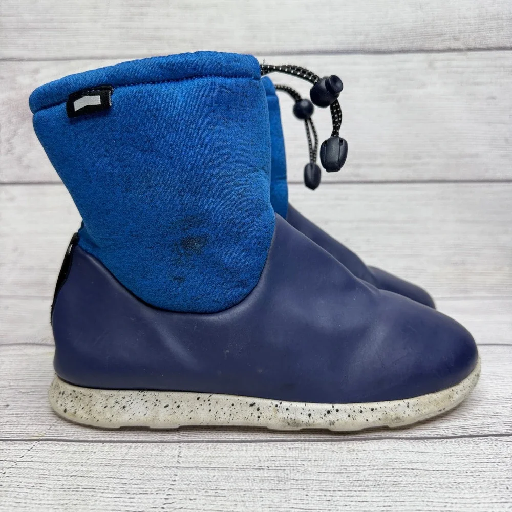 Native‎ Kids' J3/EUR 34 Pull-On Boots - Blue & White Speckled Sole